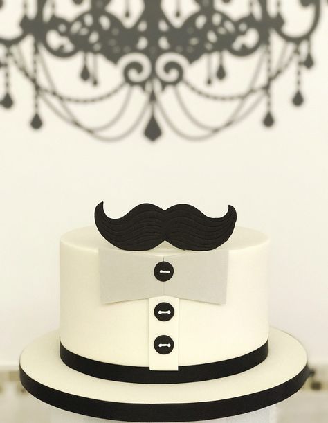 Manly Cake, Black And White Cake, Cake For Men, Baby Boy Cake Topper, Wedding Anniversary Cakes, London Cake, Birthday Gifts For Boyfriend Diy, Baby Boy Cakes, Best Cake