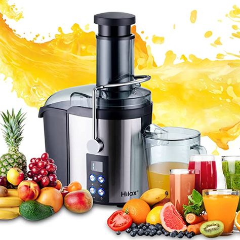 Brand Hilax Color Black Material Stainless Steel Finish Type Stainless Steel Product Care Instructions Dishwasher Safe, Hand Wash Healthy Fruit Juice, Centrifugal Juicer, Fruit Machine, Juice Maker, Cold Press Juicer, Home Must Haves, Juicer Machine, Juice Extractor, Soft Foods