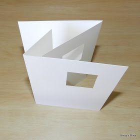 It's been a while since I posted a card fold technique and I promised the next tutorial I did would be for a peek-a-boo card.  These are wo... Trifold Cards, 45 Degree Angle, Fancy Fold Card Tutorials, Card Making Templates, Slider Cards, Flip Cards, Bee Cards, Cardmaking And Papercraft, Interactive Cards