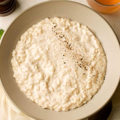 Simple Goat Cheese Risotto Goat Cheese Risotto Recipes, Risotto Recipes Cheese, Goat Cheese Risotto, Cheese Risotto, Italian Diet, Creamy Goat Cheese, Blood Type Diet, Risotto Rice, 2024 Recipes