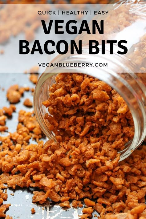 Tvp Bacon Bits, Textured Vegetable Protein Recipes, Tvp Recipes Vegan, Bacon Bits Recipes, Vegan Cereal, Tvp Recipes, Textured Vegetable Protein, Vegan Bacon Bits, Vegan Meat Recipe