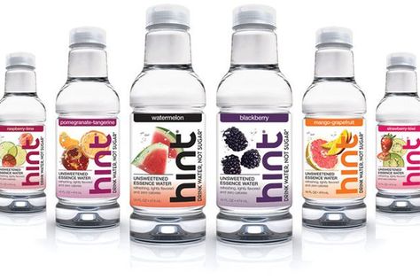 Hint Water - Flavored Water Recipe Hint Water, Flavored Water Recipes, Essence Water, Water Challenge, Fruit Infused Water, Modern Food, Strawberry Kiwi, Fruit Infused, Water Recipes