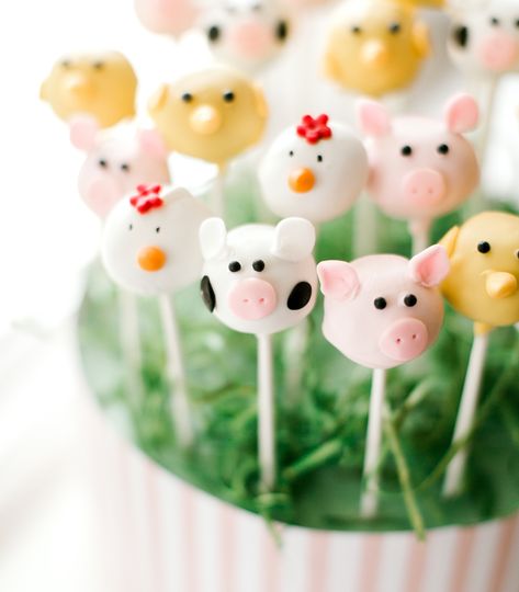 The Couture Cakery on Instagram: “So much fun making these farm animal cake pops and cupcakes for @briannawilburphoto and her baby girl’s birthday. I always feel honored…” Farm Cake Pops, Farm Animal Cake Pops, Farm Animal Cake, Animal Cake Pops, Farm Birthday Cakes, Cake Pop Holder, Farm Animal Cupcakes, Farm Animal Cakes, 1st Rodeo