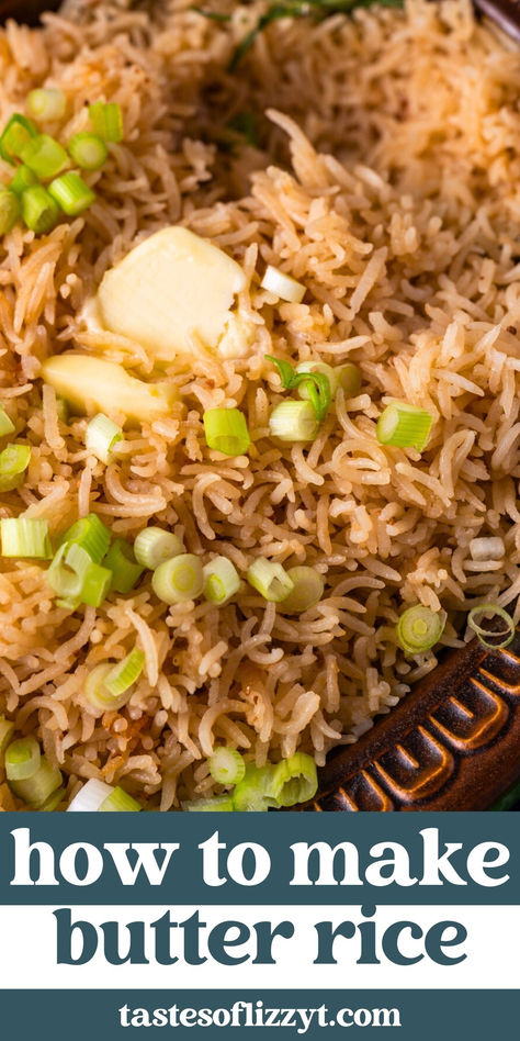 When it comes to comforting side dishes, butter rice never fails to impress. This old-fashioned butter rice recipe is simple, quick, and incredibly flavorful, making it the perfect base for just about any main dish. Butter Rice Recipe, Buttered Rice, Buttered Rice Recipe, Stick Of Butter Rice, Low Carb Holiday Recipes, Smoked Pork Tenderloin, Asian Side Dishes, Make Butter, Broccoli Rice Casserole