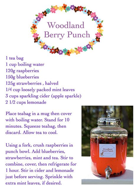 Woodland Berry Punch 1 | cupcakes & cartwheels | Flickr Bambi Wedding, Outdoorsy Baby Shower, Bambi Party, Bambi Birthday, Baby Shower Punch Recipes, Baby Shower Punch, 21st Ideas, Kitchen Witch Recipes, Fairy Baby Showers