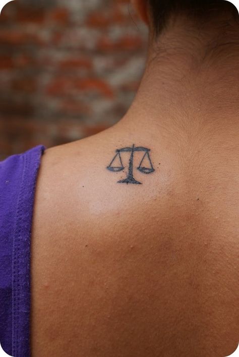 Tiny Scales on the Back is listed (or ranked) 8 on the list Libra Tattoo Designs Lawyer Tattoo, Scales Of Justice Tattoo, Libra Scale Tattoo, Justice Tattoo, Leo Constellation Tattoo, Diy Tattoo Permanent, Libra Tattoo, Scale Tattoo, Libra Quotes