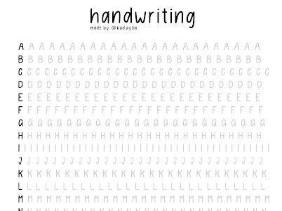 Handschrift vorlagen / handwriting templates – Google Drive Handwriting Templates, Handwriting Template, Handwriting Practice Sheets, Brush Pen Lettering, Handwriting Practice, School Essentials, Brush Pen, Handwriting, Google Drive