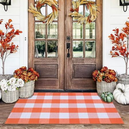 Fall porch decor