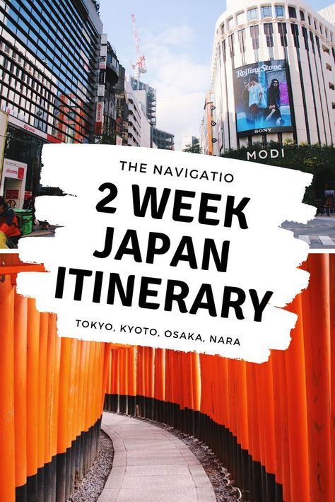 The perfect japan itinerary for 2 weeks. Looking to spend 14 days in Japan to visit Tokyo, Kyoto, Osaka and Nara? Here is an itinerary you can use for your next holiday. Japan Itinerary 15 Days, Ninja Running, Places In Tokyo, Japan Bucket List, Japan Destinations, Japanese Travel, Visit Tokyo, Japan Itinerary, Japan Vacation