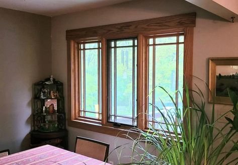 Prairie Style Doors and Windows Spruce Up Yellow Springs Home | Pella of Dayton Prairie Style Interior, Prairie Style Windows, Craftsman Style Windows, Craftsman Windows, Prairie Style Home, Window Grids, Pella Windows, Interior Exterior Doors, Prairie Style Houses