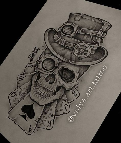 Steampunk Skull Drawing, Steampunk Skull Tattoo, Steampunk Tattoo Ideas For Men, Steampunk Tattoo Ideas, Steampunk Sketch, Steampunk Tattoos, Steampunk Tattoo Design, 2pac Art, Steampunk Skull