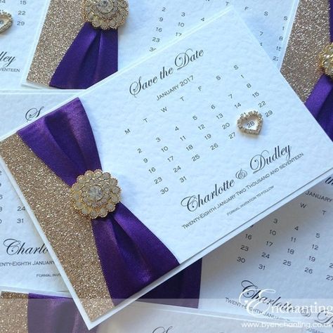 Handmade Invitation Cards, Purple Wedding Reception, Purple And Gold Wedding, Wedding Reception Invitations, Handmade Invitations, Glitter Wedding Invitations, Wedding Cards Handmade, Trendy Wedding Invitations, Reception Invitations