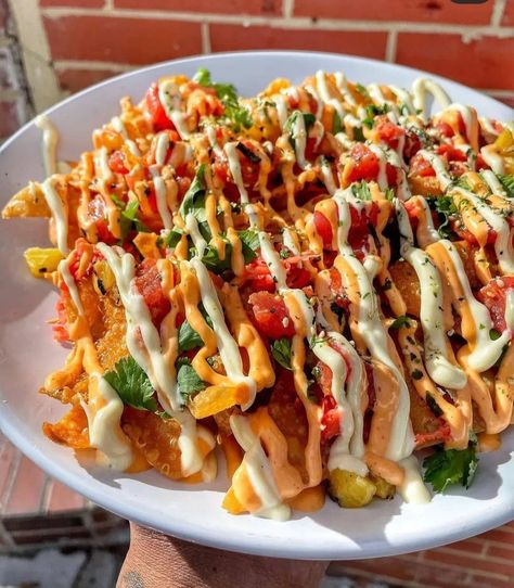 Nachos Fries, Nacho Fries, Nachos Recipe, Nachos, Food Pictures, Pasta Salad, Diner, Good Food, Salad