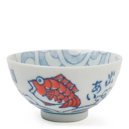 Japanese Rice Bowls | Traditional and Modern Asian Ceramics Sushi Illustration, Japanese Rice Bowl, Carp Fish, Beautiful Home Gardens, Japanese Fish, Japanese Bowls, Carpe Koi, Modern Asian, Japanese Koi