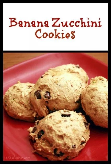 Banana Zucchini Cookies | FOODIEaholic.com #recipe #cooking #baking #healthy #cookies #dessert #treat #banana #zucchini Zucchini Banana Cookies, Banana Zucchini Cake, Zucchini Cookie Recipes, Banana Cookie Recipe, Banana Zucchini, Zucchini Cookies, Baking Healthy, Zucchini Banana, Recipes Using Bananas