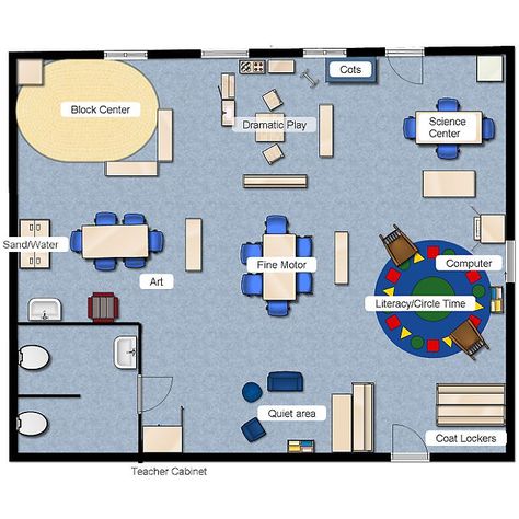 Preschool Class Layout                                                                                                                                                                                 More Preschool Room Layout, Preschool Layout, Classroom Floor Plan, Classroom Layouts, Preschool Classroom Layout, Preschool Classroom Setup, Classroom Arrangement, Eyfs Classroom, Preschool Rooms