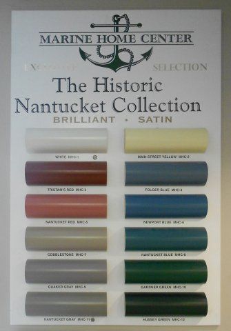 Nantucket Historic District Commission Approvable Colors Main Street Yellow PMS 120 Cottage Red PMS 492 Hamilton Blue PMS 5415 Cobblestone PMS 403 Nantucket Blue PMS 5473 Quaker Gray .PMS 423 Chrome Green.PMS 3302 Nantucket Gray .PMS 416 Essex Green .PMS 5605 Nantucket Red PMS 1807 Newport Blue PMS 5408 Nantucket Style Homes Interior, Gray Things, Interior Paint Colors For Living Room, Nantucket Style Homes, Colors For House, Paint Colors For House, Historic Colours, Newport Blue, Nantucket Style