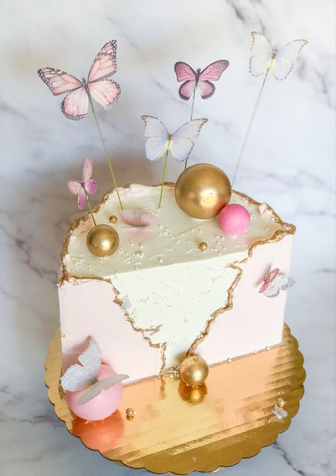 Butterfly Half Birthday Cake, Half 6 Months Birthday Cake, Half Birthday Ideas For Girls 6 Months Cake, Simple Half Birthday Cake, Half Way To One Cake Ideas, 6 Months Birthday Cake For Girl, Half Cake Designs, Half Way To One Cake Girl, Half Cake Birthday 6 Months Girl