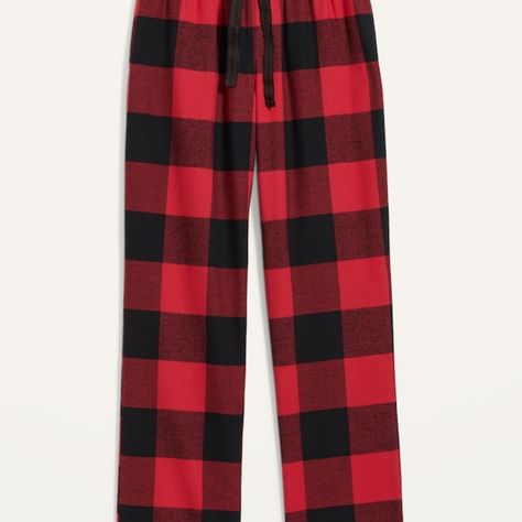 Old Navy New With Tags In Bag Red/Black Printed Women's Flannel Pajama Pants Soft, 100% Cotton-Flannel. Easy Pull On Style. Elasticized Mid-Rise Waistband, With Drawstring Closure. Straight Through Hip And Thigh. Straight Leg. Machine Wash Cold, Tumble Dry Low. Made In India. Red Plaid Pajama Pants, Plaid Pj Pants, Christmas Pj Pants, Nursing Pajama Set, Adult Onesie Pajamas, Womens Flannel Pajamas, Red Pajamas, Black Pajamas, Plaid Pajama