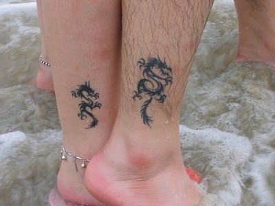 Tiny-dragon-tattoo Dragon Couple, Cute Best Friend Tattoos, Friendship Couple, Small Dragon Tattoos, Matching Best Friend Tattoos, Dragon Tattoo For Women, The Girl With The Dragon Tattoo, Dragon Tattoos, Friendship Tattoos