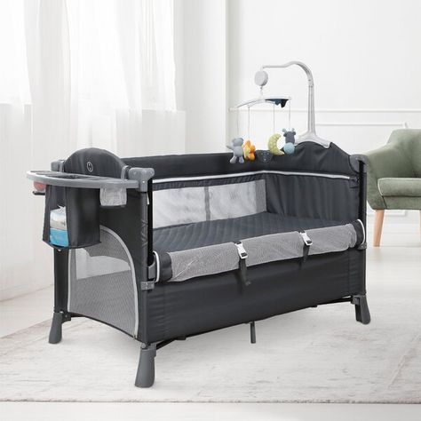 Upholstered Crib, Baby Bedside Sleeper, Foldable Crib, Crib With Changing Table, Cradles And Bassinets, Bedside Sleeper, Portable Bassinet, Bed Bassinet, Bedside Crib