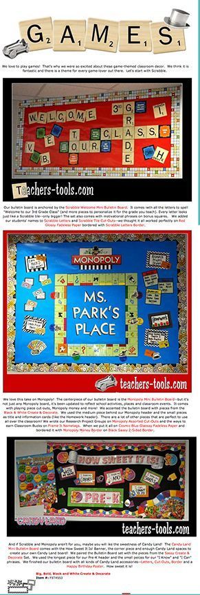 Game Theme Classroom, Board Game Themed Classroom, Bulletin Board, Board Game Classroom Decor, Classroom Decor Ideas, Classroom Themes, Board Game Classroom ... Monopoly Classroom, Class Room Door, Room Door Ideas, Monopoly Theme, School Wide Themes, Life Board Game, Board Game Themes, Reading Themes, School Doors