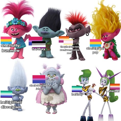 Trolls Headcanons, Pins, Quick Saves, Art