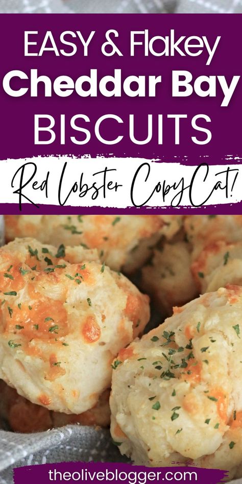 Easy Cheddar Biscuits, Cheddar Biscuits Red Lobster, Biscuits Flaky, Red Lobster Copycat, Cheddar Biscuits Recipe, Flakey Biscuits, Garlic Cheddar Biscuits, Biscuits From Scratch, Red Lobster Biscuits