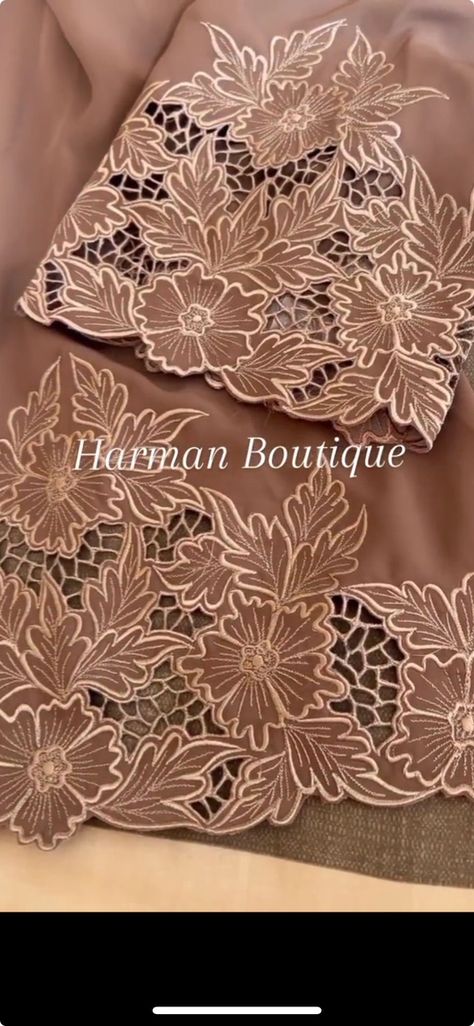 Embroidery Cutwork Design, Machine Cutwork Embroidery Designs, Cutwork Designs For Suits, Machine Work Suits, Machine Embroidery Suits, Cut Work Embroidery Design Patterns, Machine Embroidery Designs For Suits, Fancy Dress Patterns, Cutwork Dress