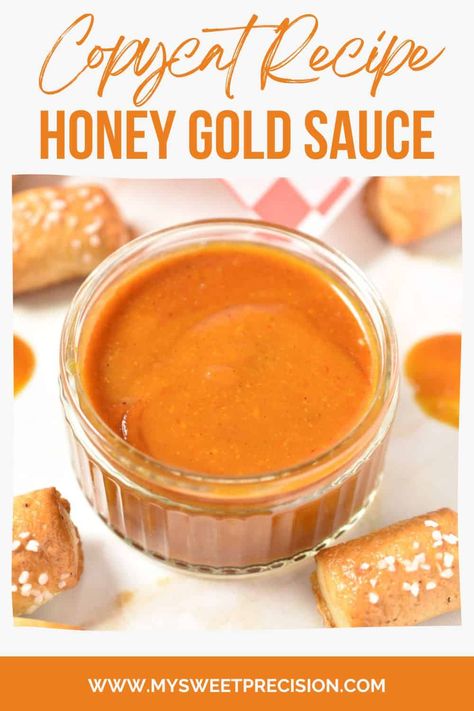 Honey Gold Sauce - My Sweet Precision Honey Gold Wings Recipe, Honey Gold Wing Sauce Recipe, Honey Gold Sauce, Gold Sauce, Wing Sauce Recipes, Paprika Sauce, Homemade Ketchup, Gooey Brownies, Homemade Spice Blends