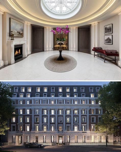 Mayfair London Apartments Luxury, Penthouse London, Luxury Penthouse Apartment, Hotel Penthouse, Grosvenor Square, Penthouse View, Luxurious Penthouse, Gold Rooms, Penthouse Suite