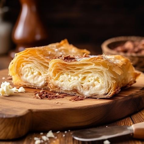 Cream Cheese Strudel Recipes, Savory Strudel, German Strudel, Cheese Strudel Recipe, Streudel Recipe, Food Budapest, Strudel Topping, Apple Strudel Recipe, Waffle Ideas