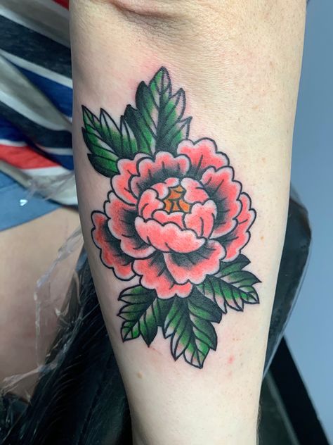 Neo Traditional Carnation Tattoo, Carnation Flower Tattoo Traditional, Traditional Carnation Tattoo, American Traditional Peony, Traditional Poppy Tattoo, Carnation Flower Tattoo, Trad Flash, Wild Rose Tattoo, Tattooed Lady