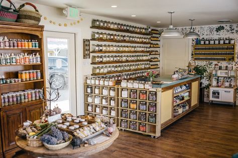 Mobile Apothecary, Bathtub Fun, Herbalist Aesthetic, Apothecary Store, Herbalist Shop, Apothecary Shoppe, Lafayette Colorado, Apothecary Ideas, Apothecary Design