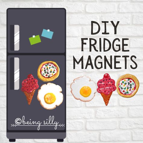 In this video, I have shown you how to make 3 different types of fridge magnets. I made all these fridge magnets using Fevicryl MouldIt clay. You can use polymer clay too. You can personalize them any way you want and make any other stuff as per your choice. It need not be a food item. These look really awesome and you can decor your kitchen and add some style with these Fridge Magnets. #DIY #DIYFridgeMagnets #KitchenDecor #FridgeMakeover #DIYCrafts #MiniatureClayFoods #FevicrylMouldIt Fevicryl Mouldit Diy, Fevicryl Mouldit Ideas, Clay Fridge Magnets Diy, Miniature Clay Food, Fridge Magnets Diy, Clay Fridge Magnets, Sunflower Paper Craft, Mouldit Clay, Clay Fridge