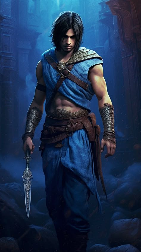 Prince Of Persia Dastan, Persian Warrior Fantasy Art, Prince Of Persia Wallpapers, Prince Of Persia Art, Persian Character, Airbending Poses, Dragons Reference, Avatar Airbending Poses, Ancient Egypt Architecture