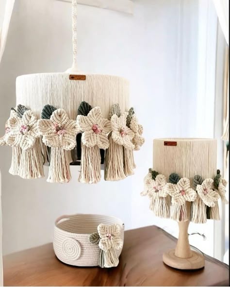 Macrame hanging planter