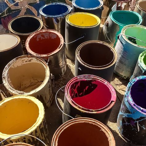 How To Dispose Of Paint, Recycled Buttons, Gallon Of Paint, Leftover Paint, Can Storage, Latex Paint, What To Use, Water Based Paint, Reuse Recycle