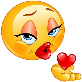 Blowing kisses Animated Smiley Faces, Emoticon Love, Kiss Funny, Emoticon Faces, Images Emoji, Kiss Emoji, Love Smiley, Emoticons Emojis, Blowing Kisses