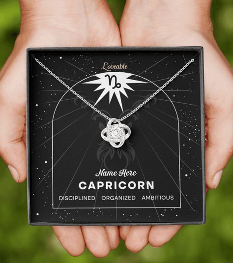 33 Best Capricorn Gifts For Women From Man – Loveable Capricorn Gifts, Crystal Shelves, Capricorn Sign, Birthday Gifts For Best Friend, Zodiac Necklaces, Best Friend Birthday, Luxury Boxes, Knot Necklace, Friend Birthday Gifts