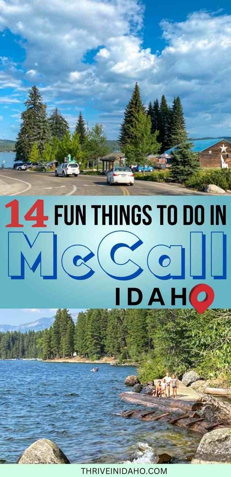 From the best hikes, adventures at Payette Lake to dining at the best restaurants, this guide will show you the best things to to McCall Idaho. Explore Idaho, Idaho Vacation, Idaho Adventure, Mccall Idaho, Idaho Travel, Camping Places, Lake Vacation, Summer Lake, Summer Getaway