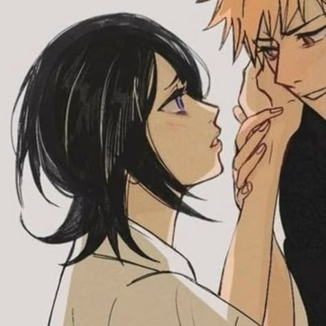 bleach matching icons Bleach Matching Icons, Bleach Matching, Bleach Ichigo And Rukia, Bleach Couples, Ichigo X Rukia, Ichigo Y Rukia, Ichigo And Rukia, Duos Icons, Manga Couple