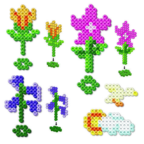 Fathers Day Banner, Sunny Garden, Easter Egg Ornaments, Blooming Cactus, Spring Bunny, Bead Ideas, Coloring Easter Eggs, Easter Colors, Perler Bead Art