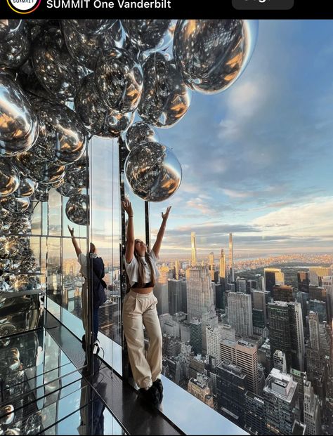 New York Instagram Pictures, New York Picture Ideas, Nyc Picture Ideas, New York Photo Ideas, Summit One Vanderbilt, Nyc Photo Ideas, One Vanderbilt, Short Evening Dress, Nyc Pics