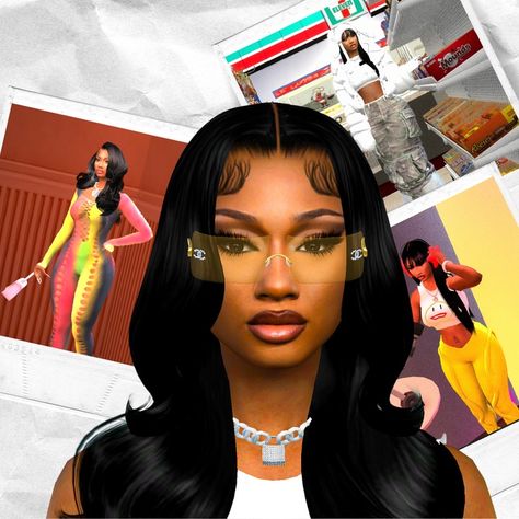 Megan Thee Stallion Sim Download | Patreon Sims 4 Cc Famous Mod, Megan Thee Stallion Sims 4 Cc, Sims Celebrity Cc, Sims 4 Megan Thee Stallion Cc, Celebrity Sims 4 Cc, Sims 4 Celebrity Cc, Premade Sims, Sims Cheats, Sims Download