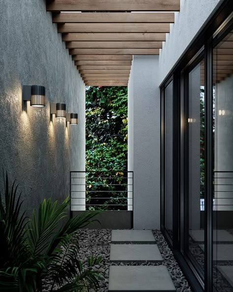 Jacob Jensen, Black Wall Lights, Black Outdoor Wall Lights, Entrance Ways, Exterior Wall Light, Patio Interior, Contemporary Outdoor, Outdoor Wall Lights, Black Walls