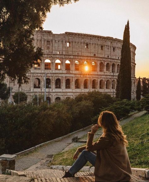 🌍 @nicolexknox is Not Lost 🌍 in Rome, Italy #sheisnotlost sheisnotlost IMAGE Rome Pictures, Watching The Sunset, Italy Trip, Italy Vacation, Rome Italy, The Sunset, Female Travel, Italy Travel, Never Forget