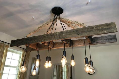 36 Best Kitchen Lighting Ideas and Designs for 2021 Ladder Light Fixture, Ladder Chandelier, Rustic Cottage Style, Farmhouse Ladder, Best Kitchen Lighting, Indian Doors, Farmhouse Light Fixtures, Edison Bulbs, Lighting Trends