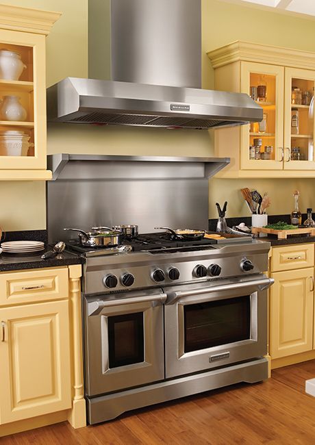 Professional Kitchen Appliances, Double Oven Kitchen, Cooking Range, Gas Cooker, Kitchen Oven, Kitchen Stove, Range Cooker, Professional Kitchen, Cooking Appliances