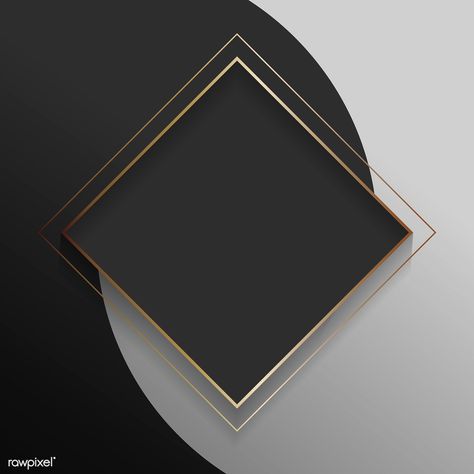 Blank square black abstract frame vector | premium image by rawpixel.com / taus Watercolor Pattern Background, Bos Baby, Gold And Black Background, Black Abstract Background, Glitter Wall Art, Gold Glitter Background, Black Background Wallpaper, Frame Vector, Black Background Images